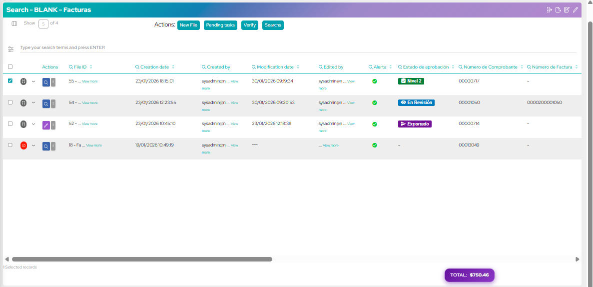 totalizador Netcontent
