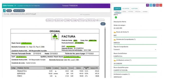 verificacion de facturas Netcontent